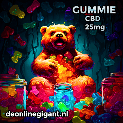 CBD Gummies 25mg per gummie ( 10 parels)