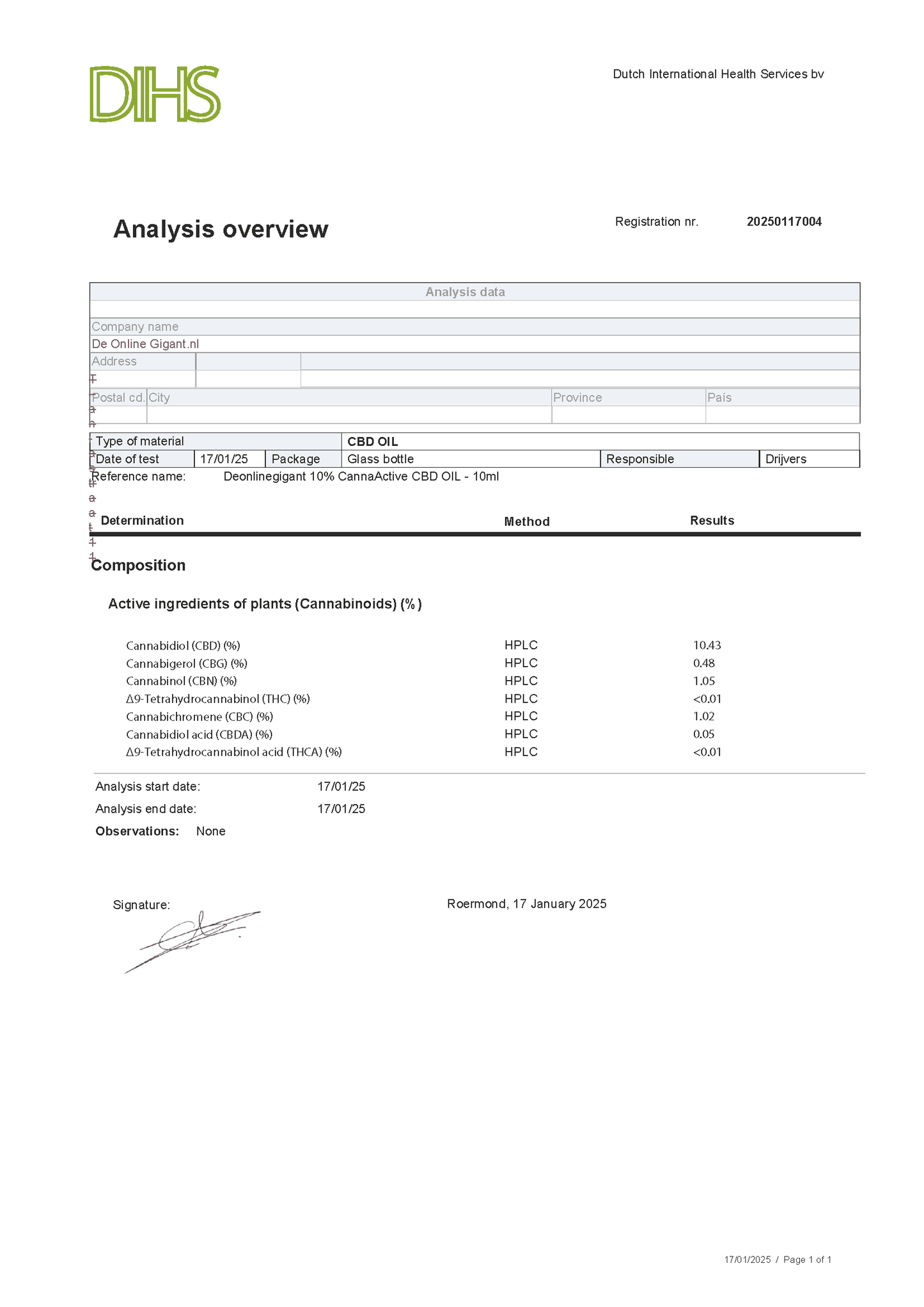 CannaActive Strong 10%