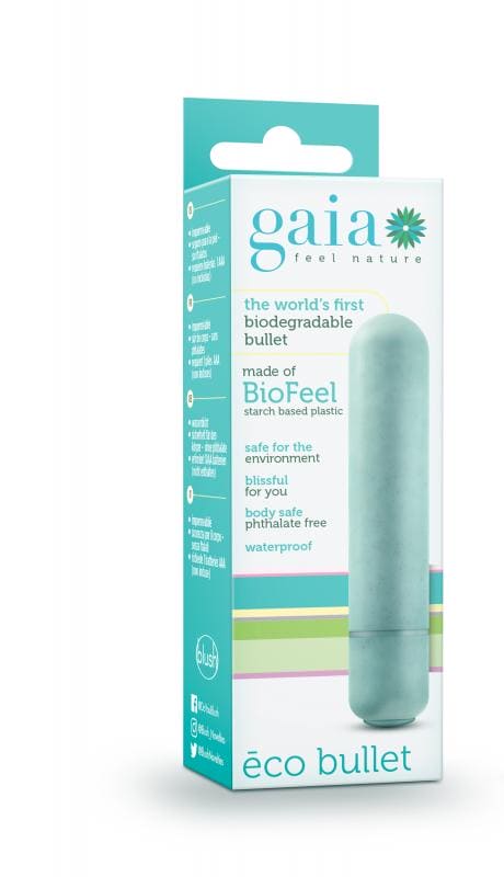 Gaia Eco Bullet vibrator - Turquoise