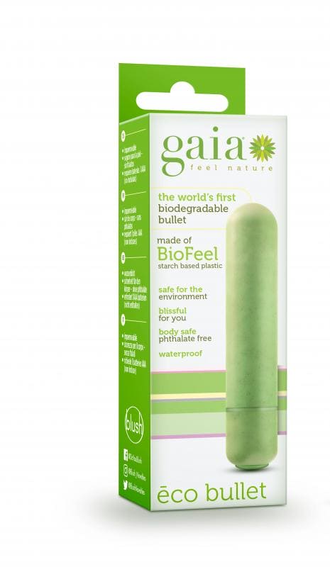 Gaia Eco Bullet Vibrator - Groen