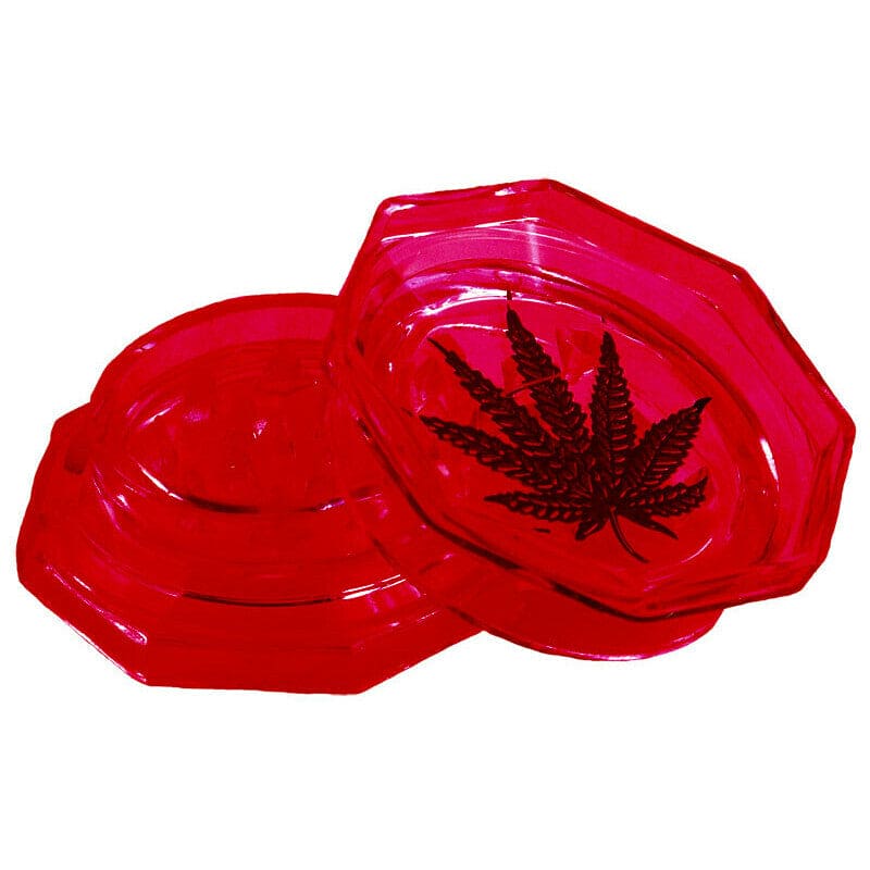 Feuille de mauvaises herbes acrylique de broyeur (8 couleurs différentes) 50 mm