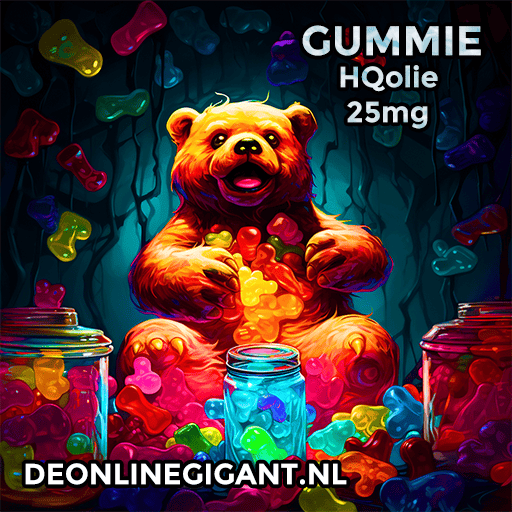 HQolie  25mg per gummie 2 stuks slechts € 8,-