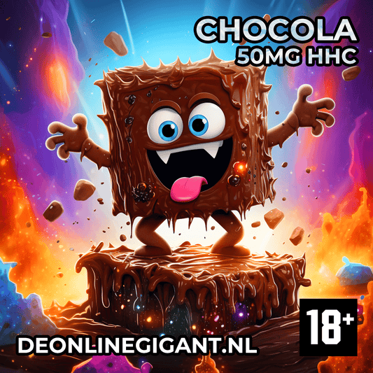 HHC  Chocoloco 50mg Probeer pakket  slechts 7,-     (2 chocolaatjes)