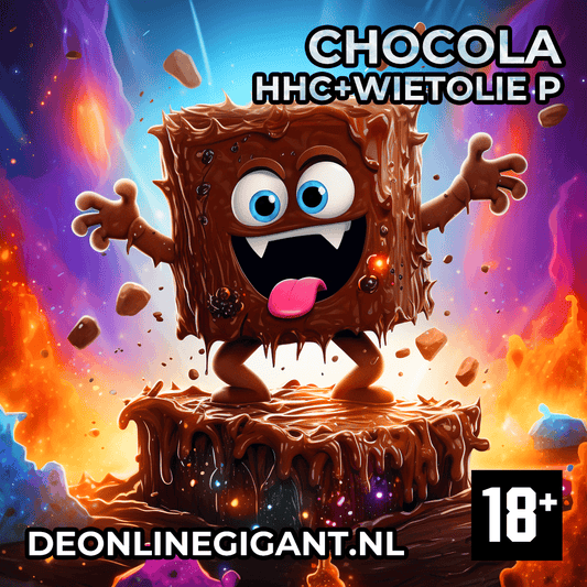 HHColie+ chocolade 10mg per chocolade  2 stuks  € 6,-