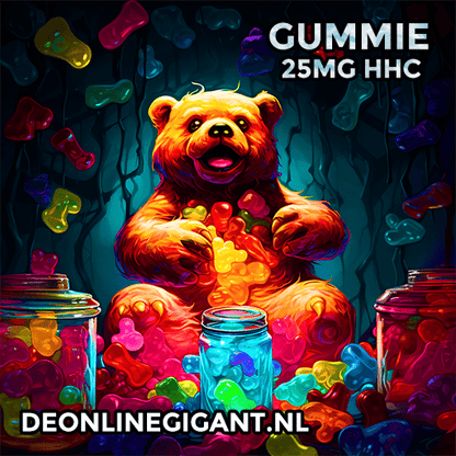 HHC 2 Gummies Probeer pakket 50mg per gummies slechts  € 7,-