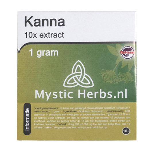 Kanna Extract 10X (Mystic Herbs) 1 gram