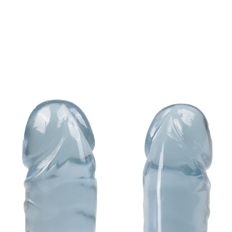 Crystal Jellies Dubbel Dildo - Transparant