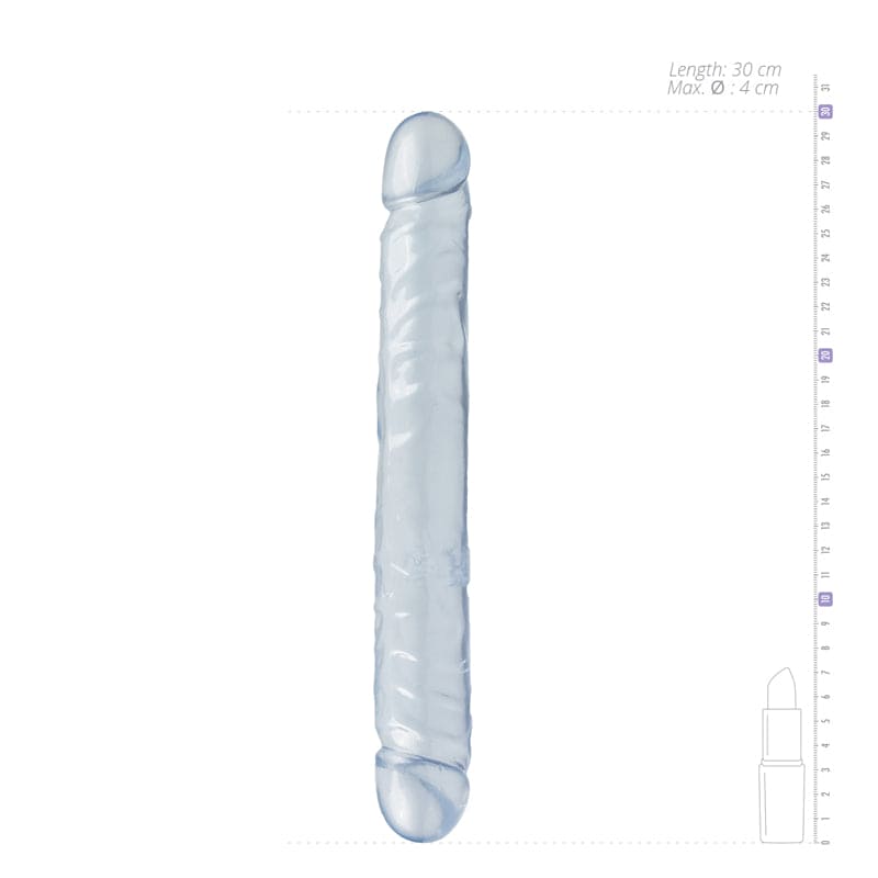 Crystal Jellies Dubbel Dildo - Transparant