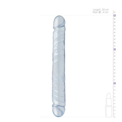 Crystal Jellies Dubbel Dildo - Transparant