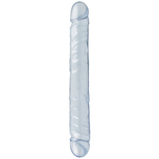 Crystal Jellies Dubbel Dildo - Transparant