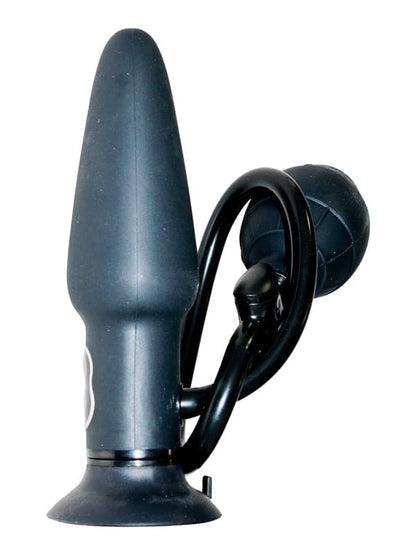 True Black Vibrating Anal Plug