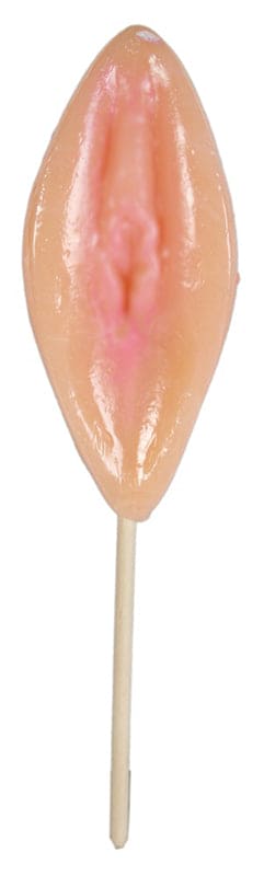 Vagina Lolly Met Aardbeismaak