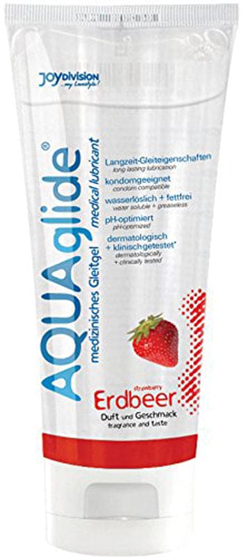 AQUAglide Glijmiddel Aardbei - 100 ml