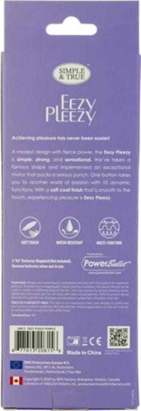 Eezy Pleezy Bullet Vibrator - Purple