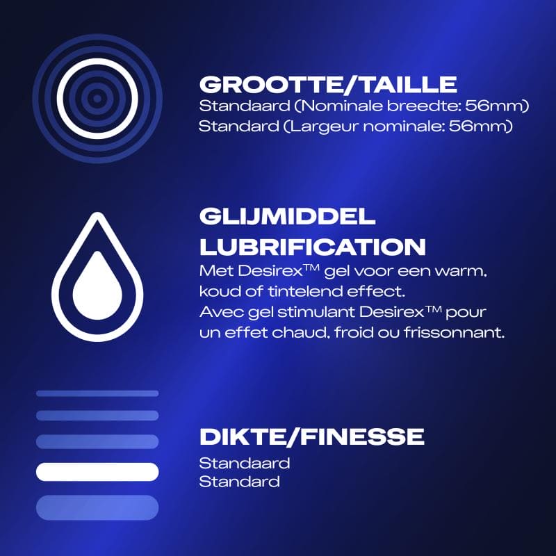 Durex Préservatifs Orgasme Intense - 10 pièces