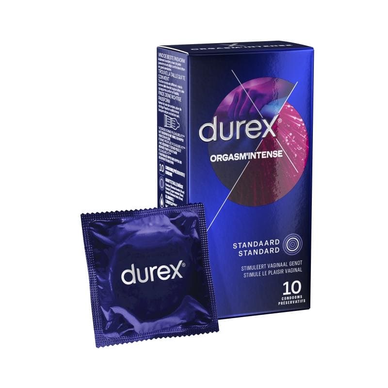 Durex Condoms Orgasm Intense - 10 pieces