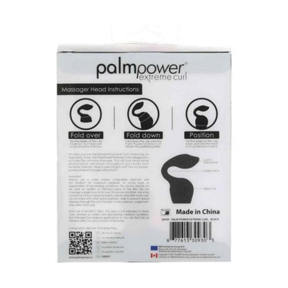 Palm Power - Extreme Curl Silicone Attachment - Black