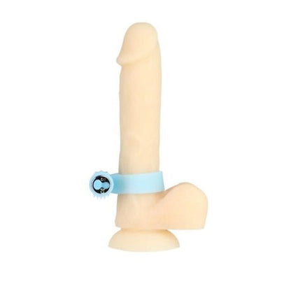 Cosmic Vibrating Cock Ring - Glow in the Dark Blue