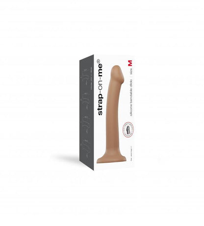 Strap On Me - Buigzame Siliconen Dildo - M