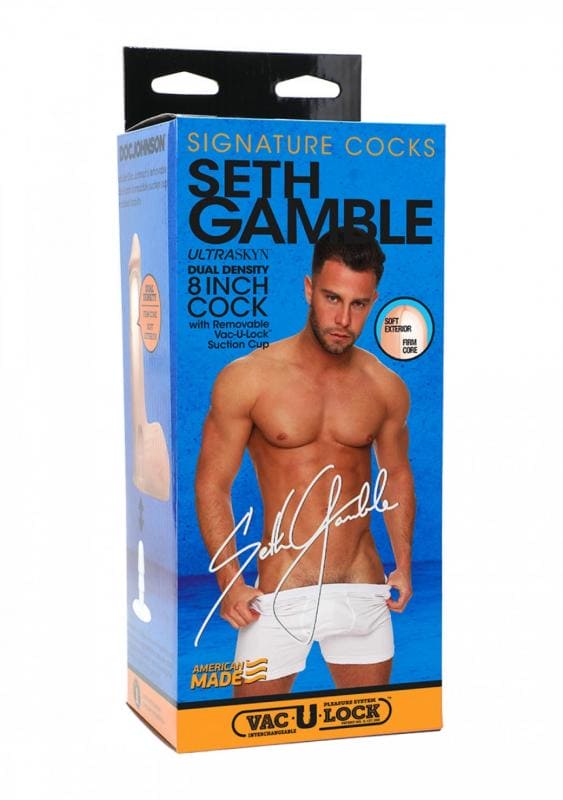 Signature Cocks - Gode Seth Gamble avec Vac-U-Lock