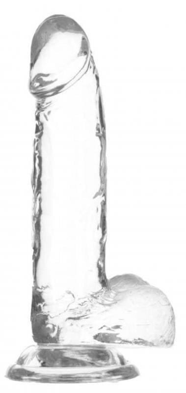 Crystal Addiction - Transparante Dildo - 19 cm