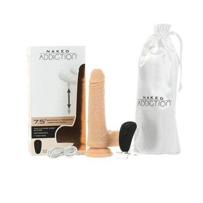 Naked Addiction - Realistic Rotating And Thrusting Dildo With Remote Control