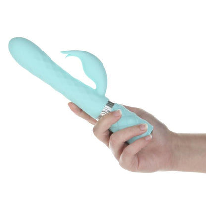 Pillow Talk -  Lively Roterende Tarzan Vibrator - Teal