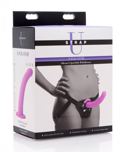 Navigator G-Spot Strap-On Dildo With Harness