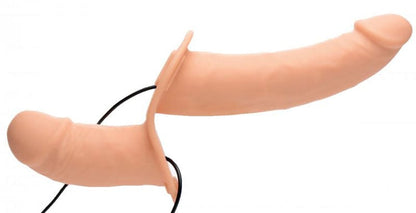 Power Pegger Dubbele Strap-On Vibrator