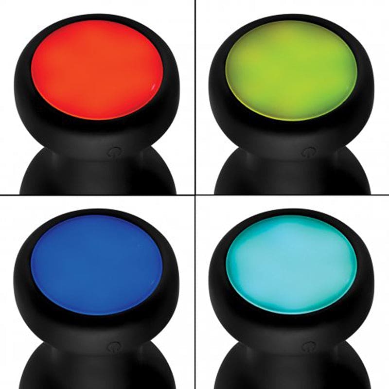 Vibrerende Buttplug Met LED-licht - Medium