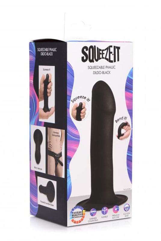 Squeeze-It Phallic Dildo - 15.5 cm