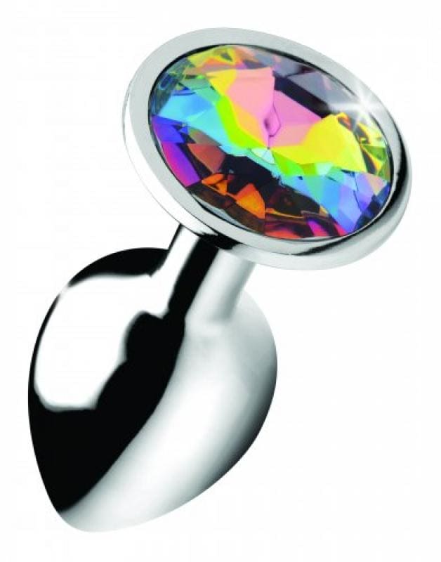 Rainbow Gem Buttplug - Klein