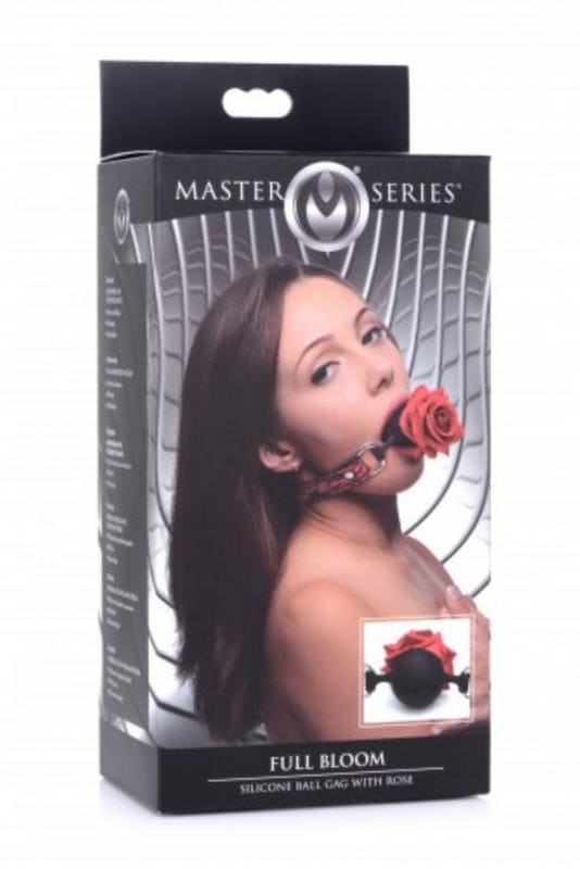 Striking Ball Gag With Rose