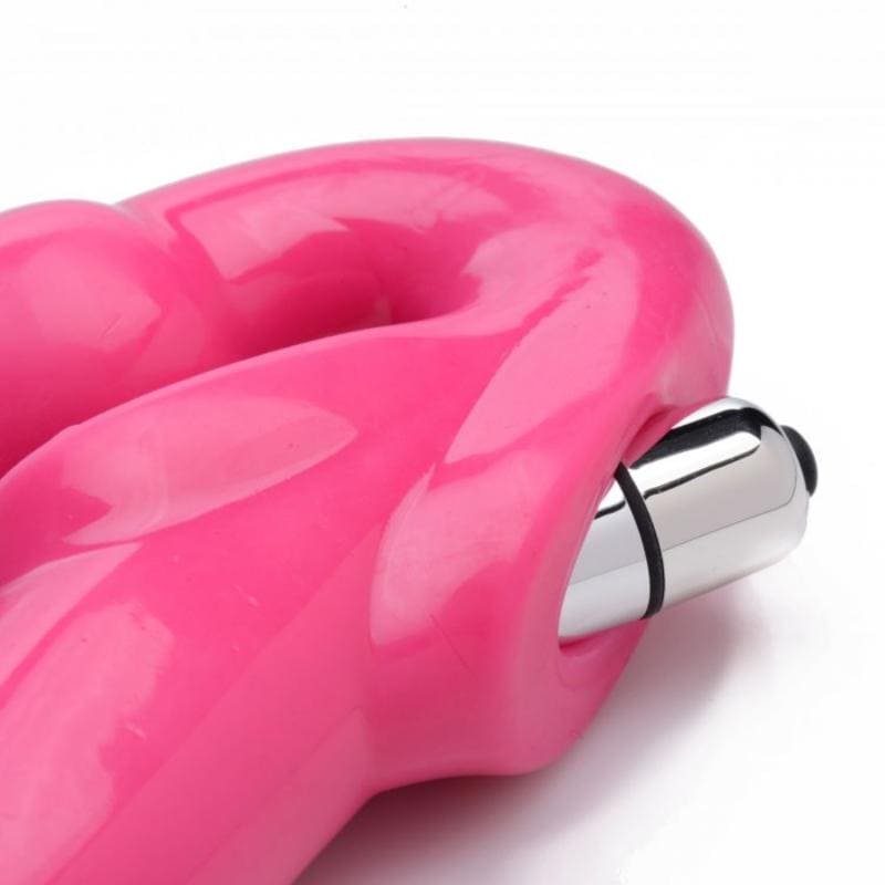 Revolver Vibrating Strapless Strap-On XXL - Pink