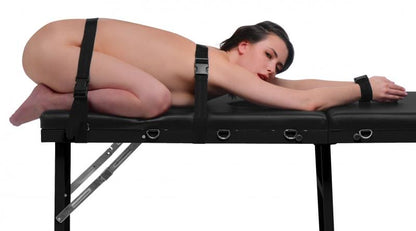 Lit de massage bondage avec poignets