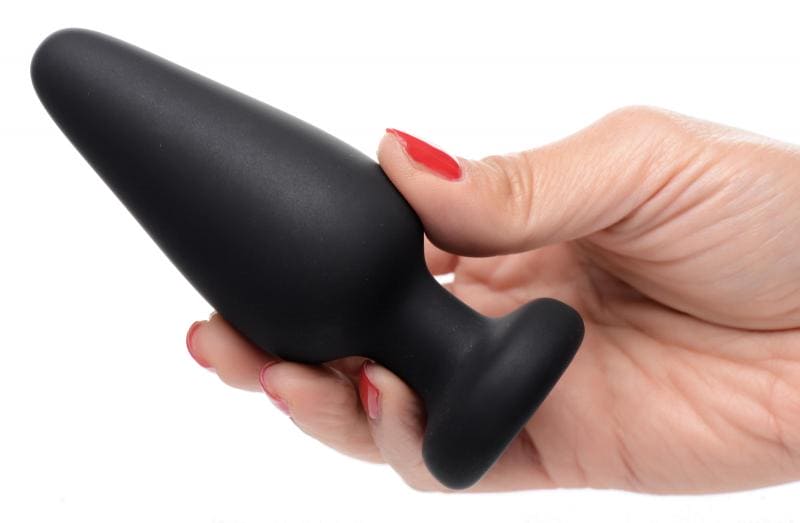 Plug anal lumineux en silicone - Grand