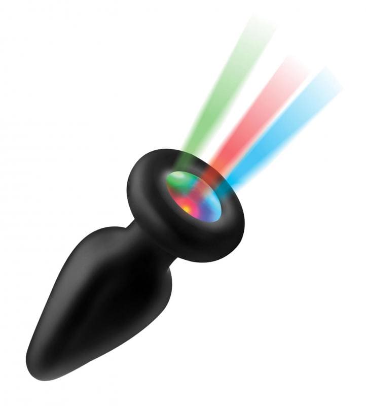 Light-Up Silicone Anal Plug - Medium