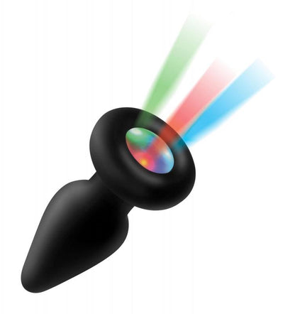 Plug anal lumineux en silicone - Petit