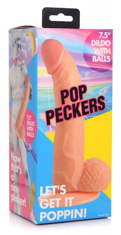 Poppin Dildo 19 cm - Beige