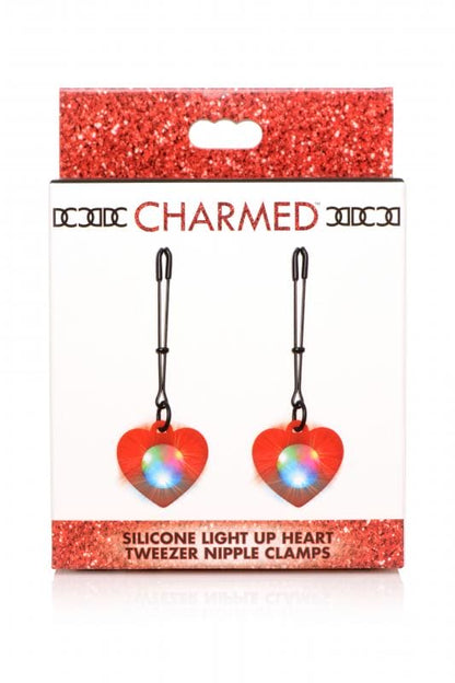 Charmed -  Heart Tweezer Tepelklemmen Met LED Verlichting