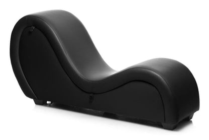 Kinky Seks Sofa Met Boeien en Positie Kussens - Zwart