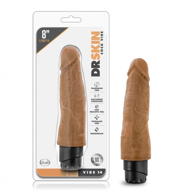 Dr. Skin - Cock Vibe no14 Vibrator - Mocha