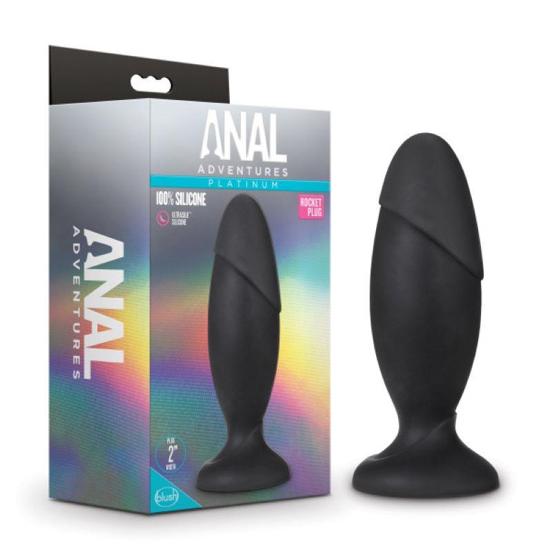 Anal Adventures Platinum - Silicone Rocket Grote Anaal Plug