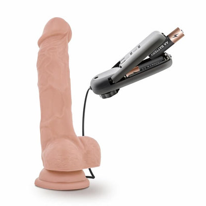 Dr. Skin - Dr. Tim Vibrator With Suction Cup 19 cm - Vanilla