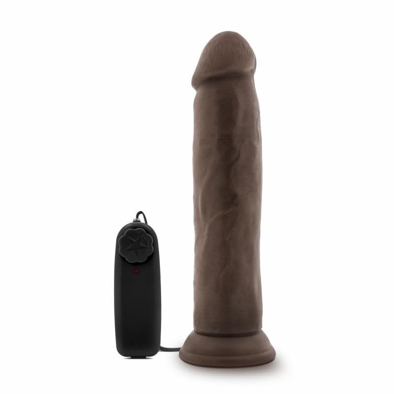 Dr. Skin - Dr. Throb Vibrator Met Zuignap 24 cm - Chocolate