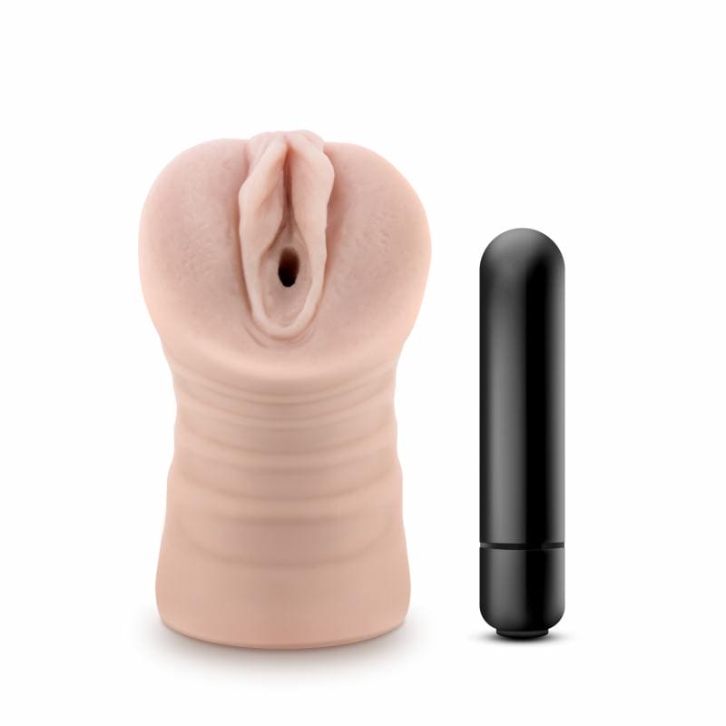 M for Men - Rain Masturbator Met Bullet Vibrator - Vagina