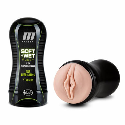 M for Men - Soft and Wet Masturbator Self Lubricating - Ribbels