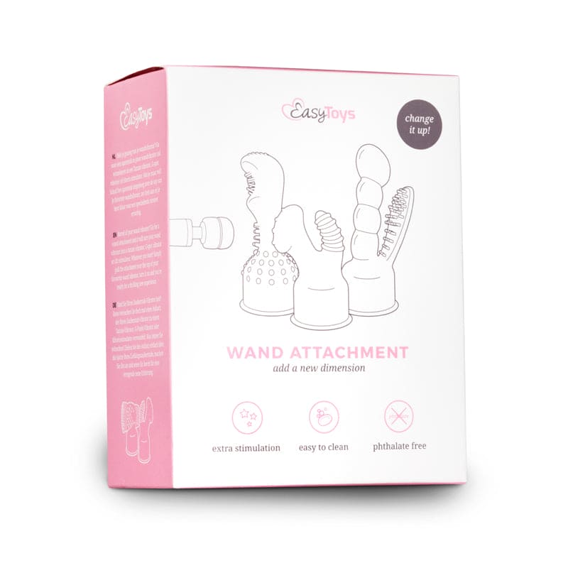 EasyToys Wand Collection – Opzetstuk Met Masturbator - Zwart