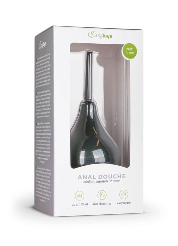 Easytoys Zwarte Anaal Douche - Medium