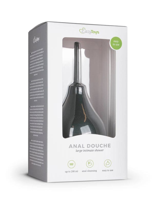 Easytoys Ducha Anal Negra - Grande